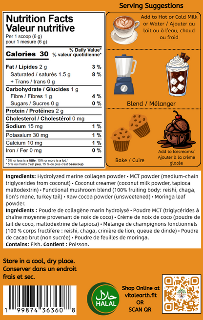 Vital Earth Super Hot Chocolate 240g